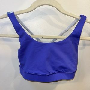 Lululemon purple, white, grey sports bra
